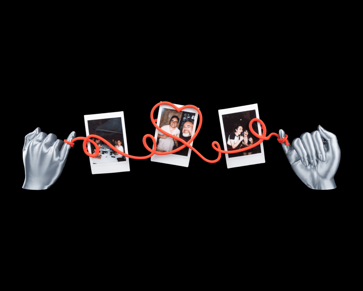 Heartstring Photo String – 3D Printed Red String Photo Frame